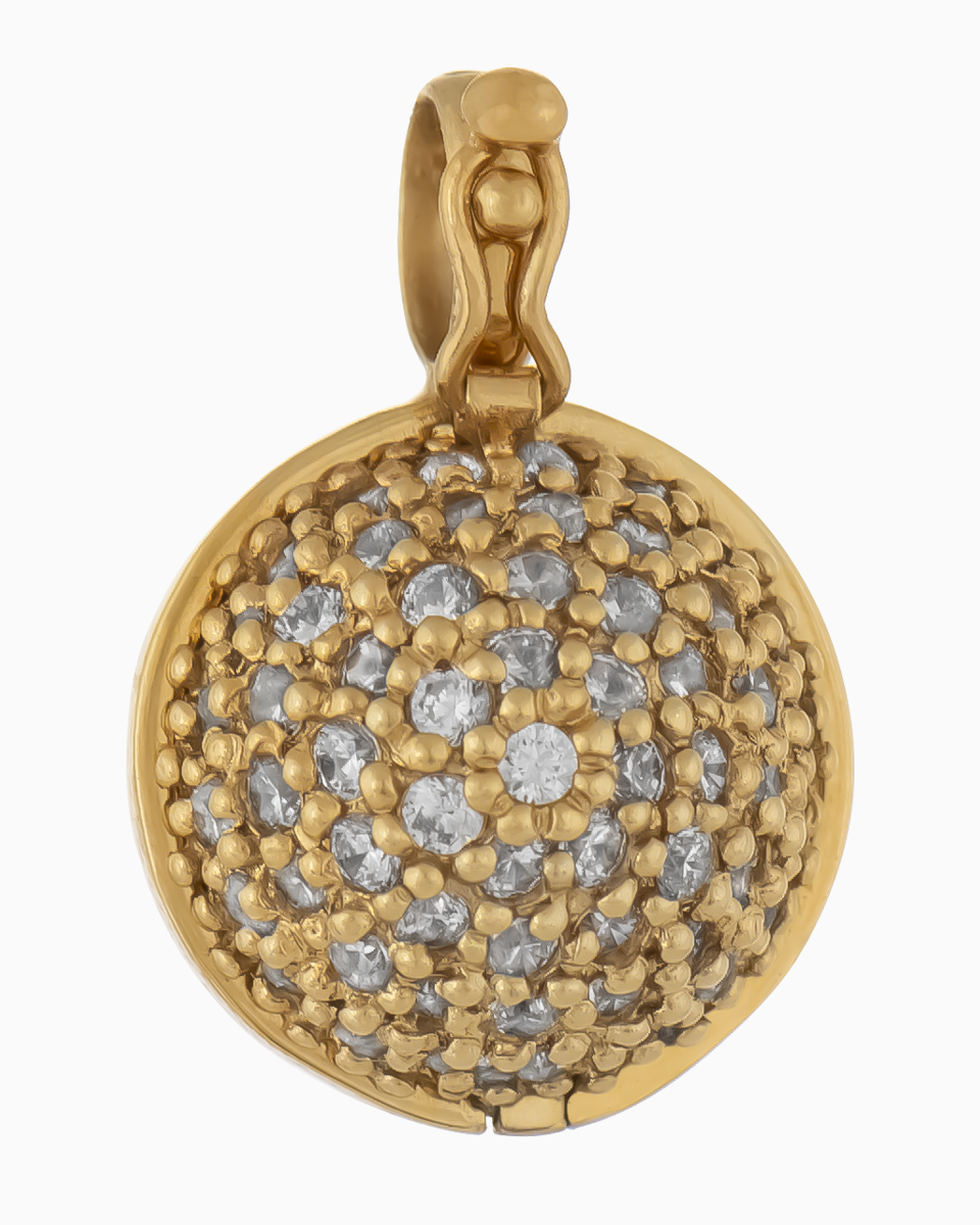 Medalha Esfera de Luz Genética Dourado